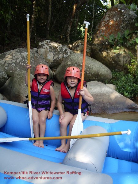Fun for kids at Kampar/Itik River, Gopeng!!